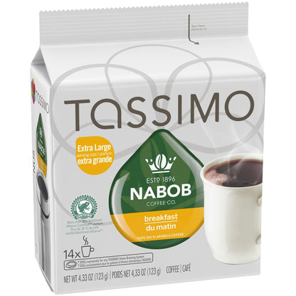 Tassimo Nabob Breakfast Blend Coffee T-Discs, 70 Count