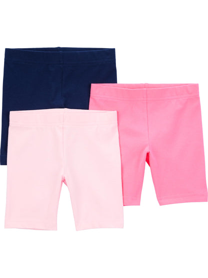 Simple Joys by Carter's Toddler Girls' 3-Pack Bike Shorts, Pink, Navy, 5T 🍁 All In One Marketplace Canada