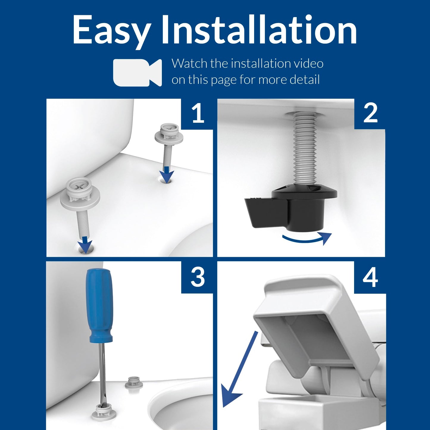 BEMIS 7300SLEC 000 Toilet Seat Will Slow Close and Removes Easy for Cleaning, Elongated, White 🍁 All In One Marketplace Canada