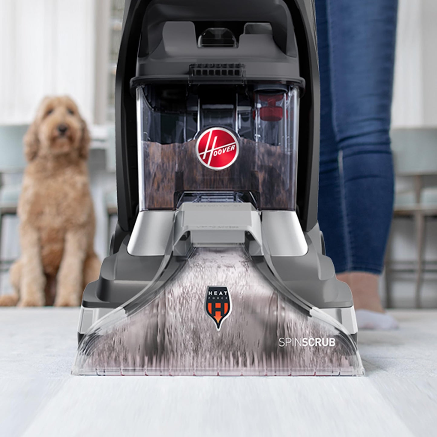 Hoover Oxy Carpet Cleaner Solution,128 oz. Ocean Breeze Scent, Deep Cleaning Carpet Shampoo Solution, Removes Tough Colored Stains from Carpet and Upholstery, Pair with Hoover Carpet Cleaner Machine 🍁 All In One Marketplace Canada