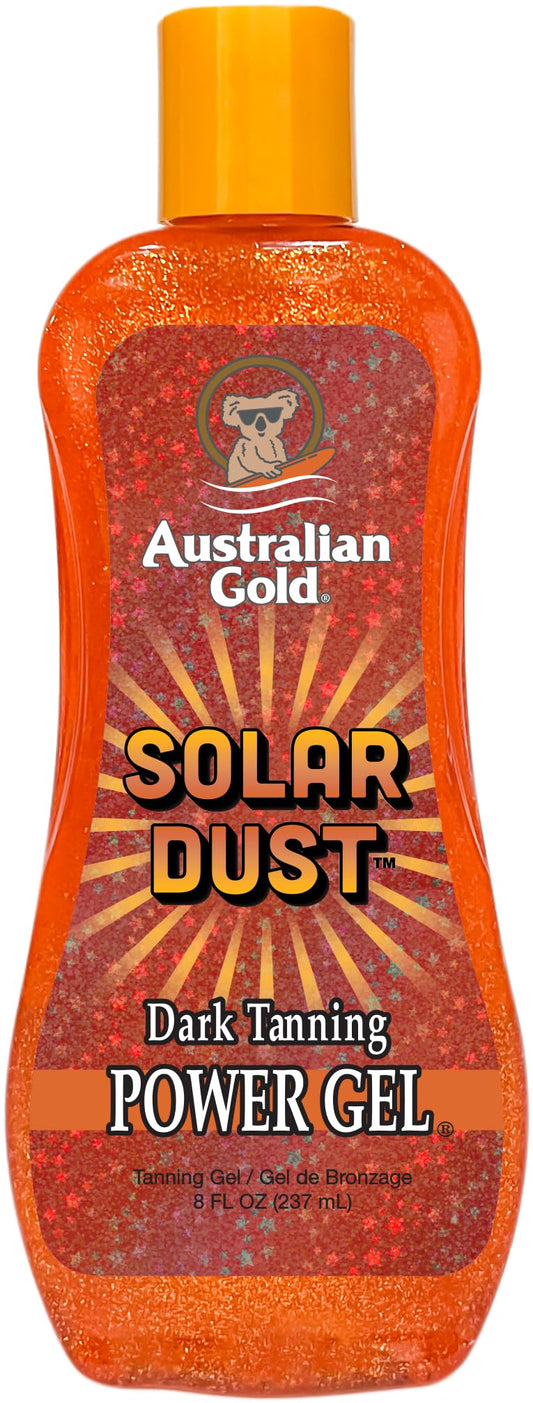 AUSTRALIAN GOLD SOLAR DUST OUTDOOR DARK TANNING POWER GEL 8OZ - Available at All In One Marketplace Canada