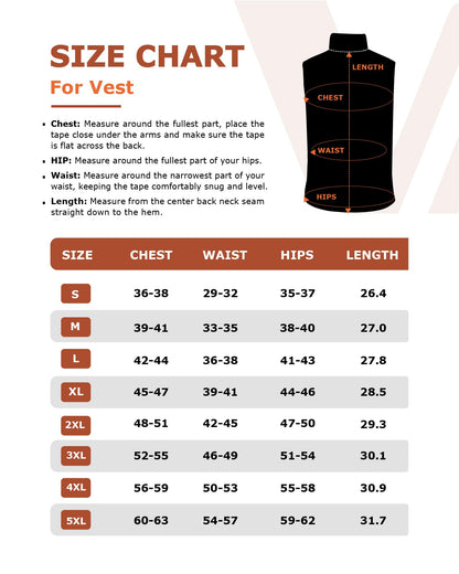 Venustas Men's Heated Vest with Battery Pack 7.4V, Ultra-thin Carbon Fiber, Suitable for Winter Outdoor Hunting Skiing 🍁 All In One Marketplace Canada