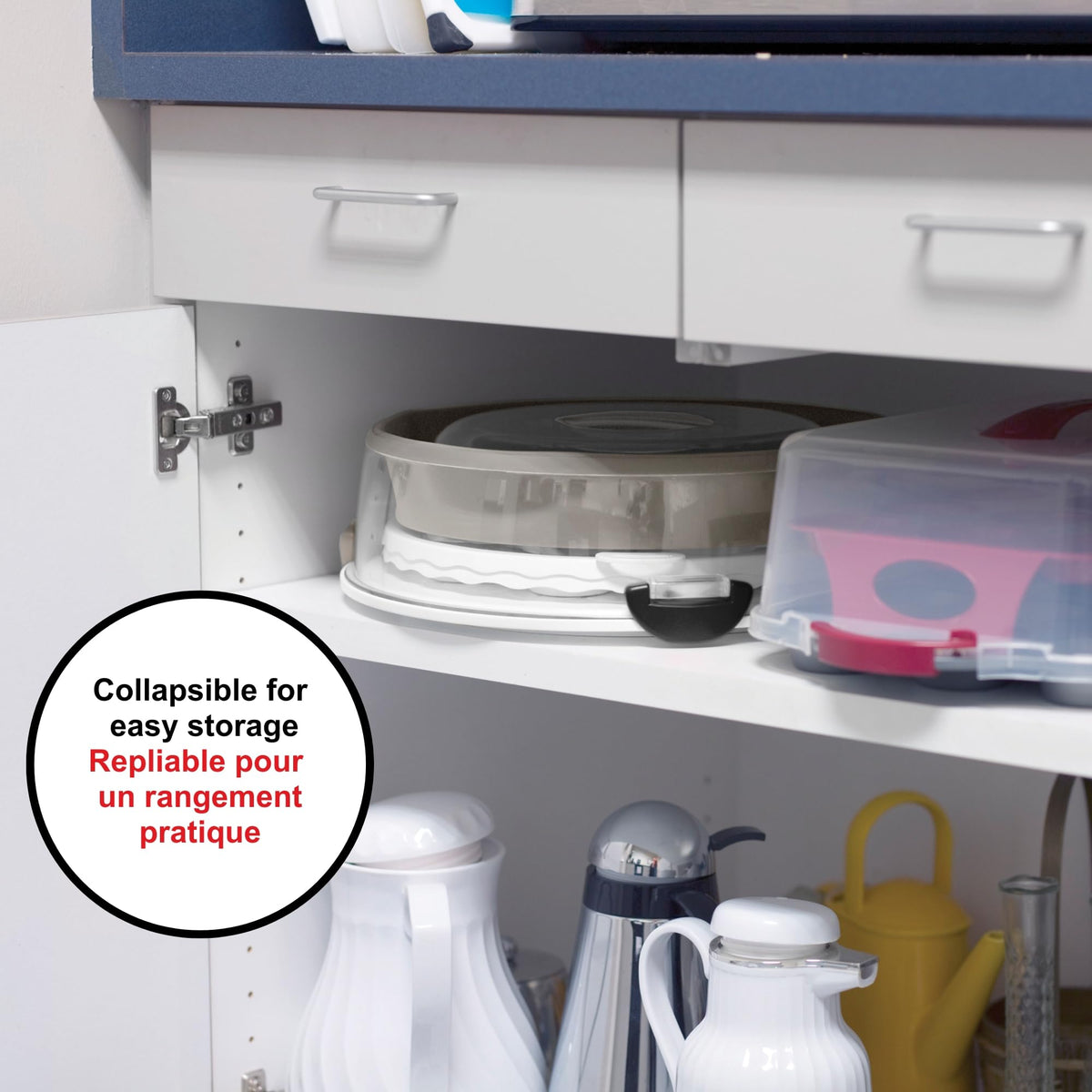 Starfrit Collapsible Cupcake & Cake Carrier, Holds 24 Cupcakes 🍁 All In One Marketplace Canada