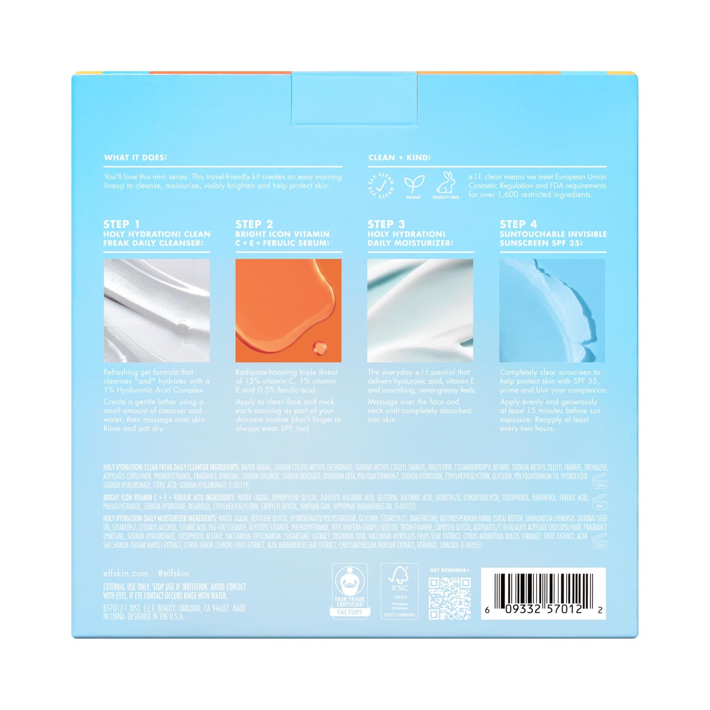 e.l.f. SKIN Wake the e.l.f. Up Skincare Kit e.l.f.