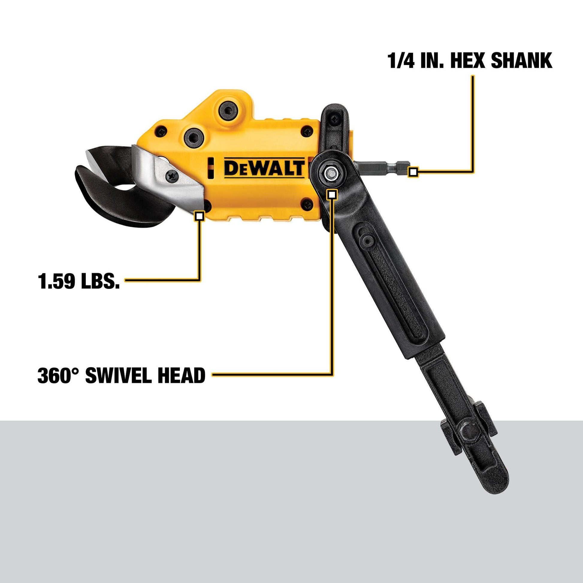 DEWALT DWASHRIR Impact Ready Shears Attachment DEWALT