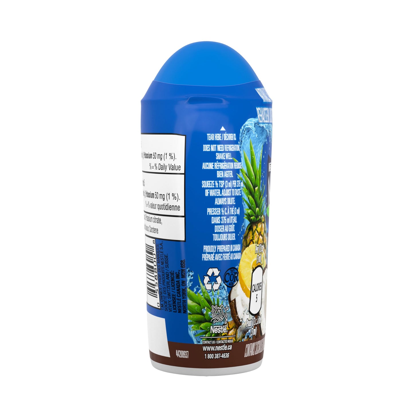 NESFRUTA Coconut Pineapple Liquid Water Enhancer, 12 Bottles, 624 ml NESFRUTA