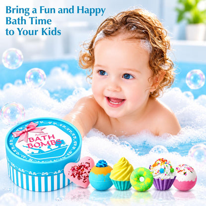Aofmee Bath Bombs Gift Set, Handmade Bubble and Floating Fizzies Spa Kit, Shea and Cocoa Dry Skin Moisturize, Birthday Valentines Mothers Day Anniversary Christmas Gifts for Women, Mom, Her, Kids 🍁 All In One Marketplace Canada