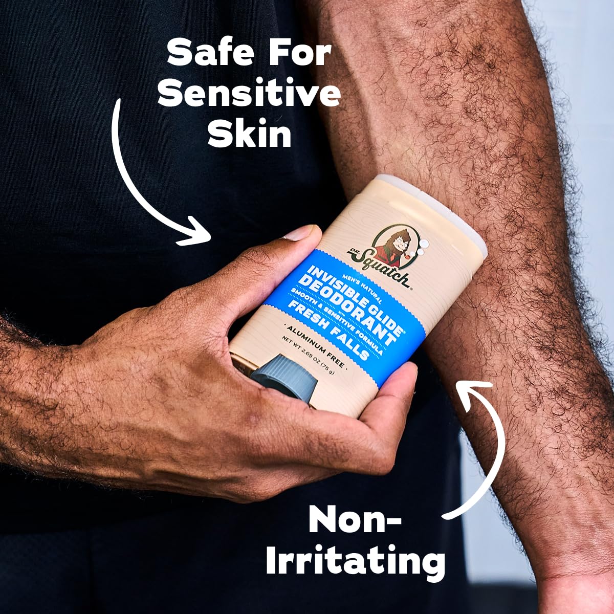 Dr. Squatch Invisible Glide Natural Deodorant – Smooth Glide with No Stains – Aluminum Free & Dermatologist-Tested Formula Suits Sensitive Skin – Fresh Falls + Wood Barrel Bourbon – 2.65oz (2-Pack) - Available at All In One Marketplace Canada