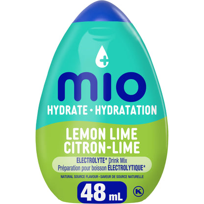 mio Sport Lemon Lime Liquid Water Enhancer, 12 ct Case Mio