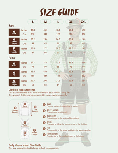 Spooktacular Creations Bavarian Oktoberfest Costume Lederhosen Men-L 🍁 All In One Marketplace Canada