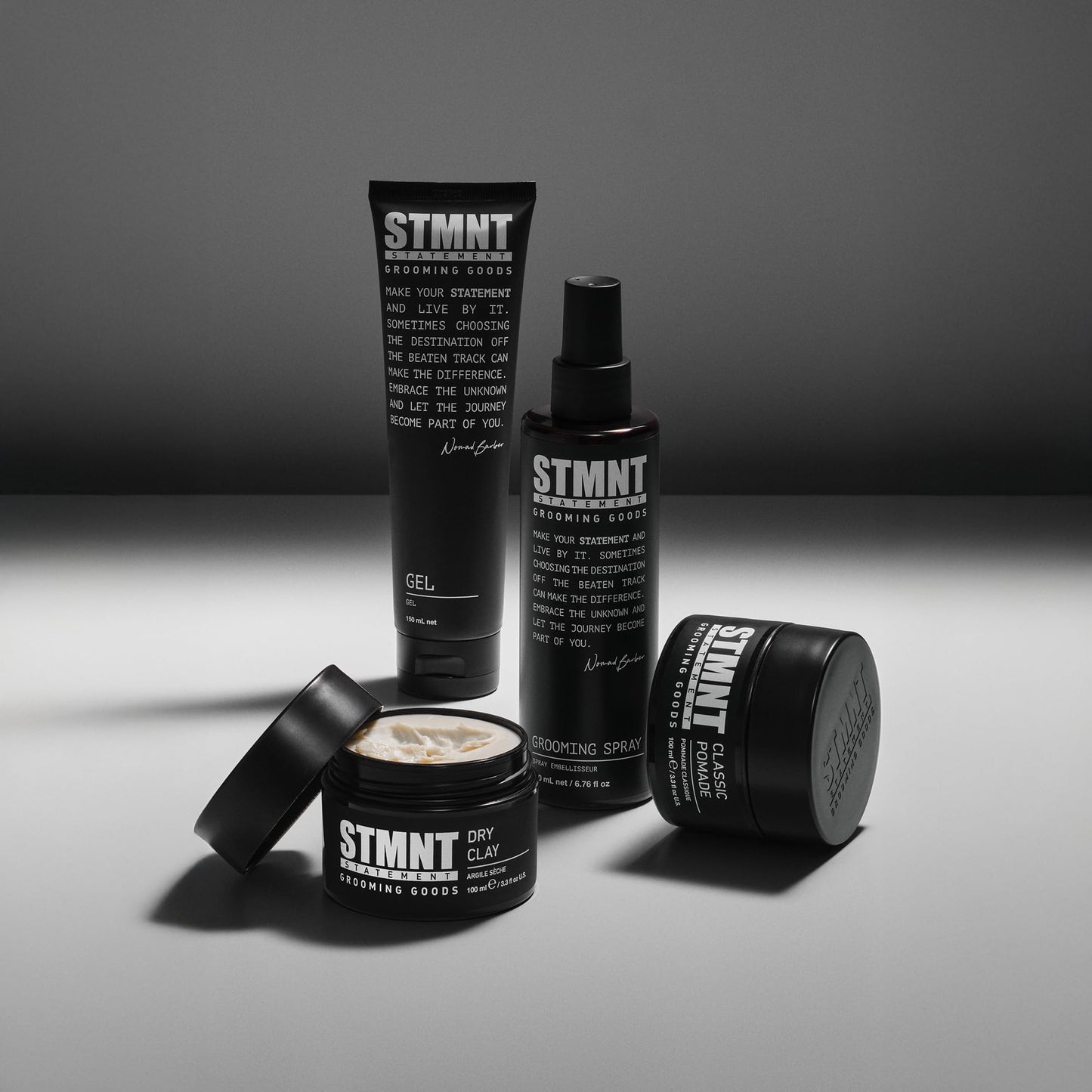 STMNT Statement Grooming Goods Dry Clay, Extra Matte Finish, Super Strong Control, Easy to Wash Out, 100 ml STMNT