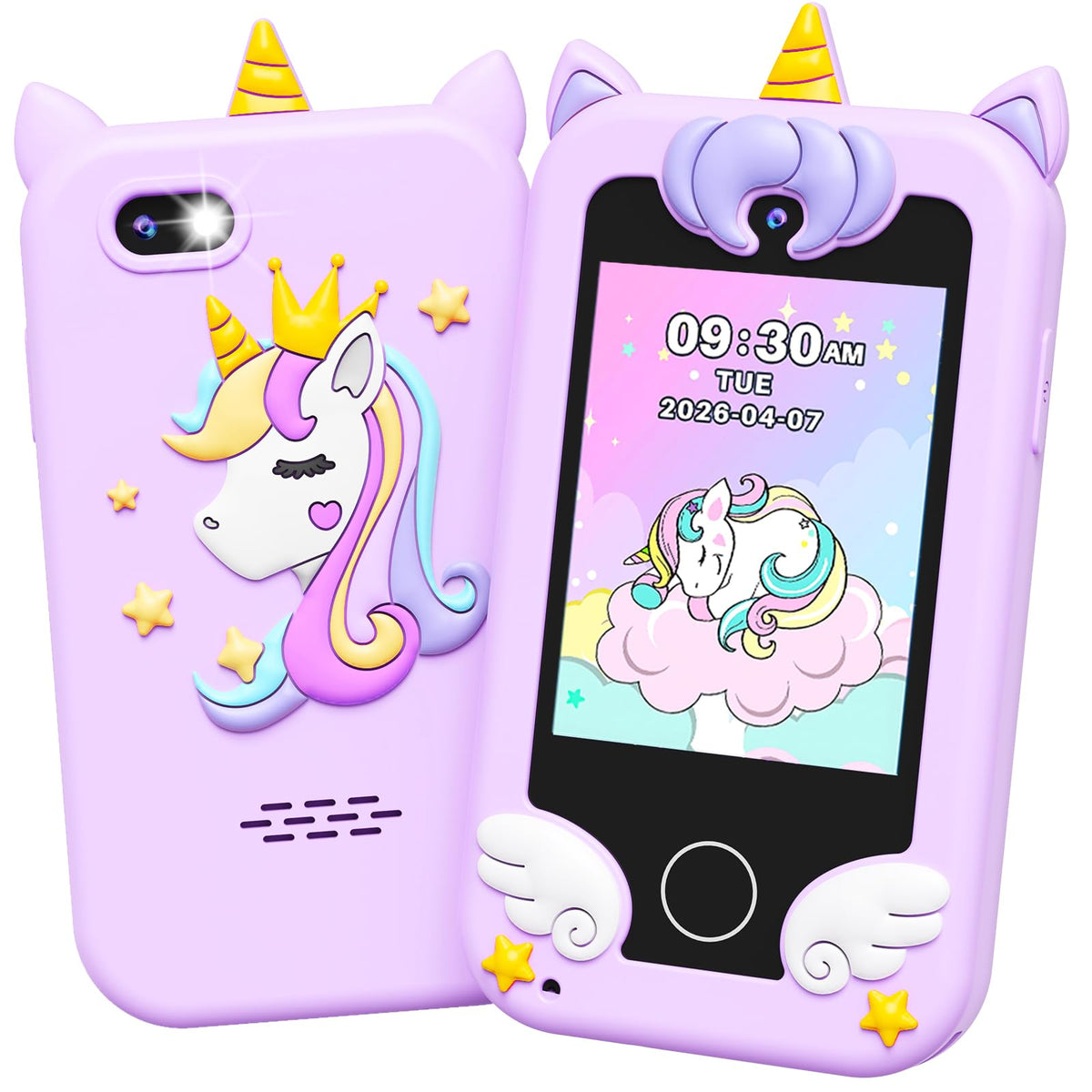 UCIDCI Kids Smart Phone Toys for Girls Ages 3-7 with Dual Camera - Kids Phone with Learning Games, Travel Toys with MP3 Music Player for Christmas, Birthday Gifts for 3 4 5 6 7 Year Old Boys 🍁 All In One Marketplace Canada