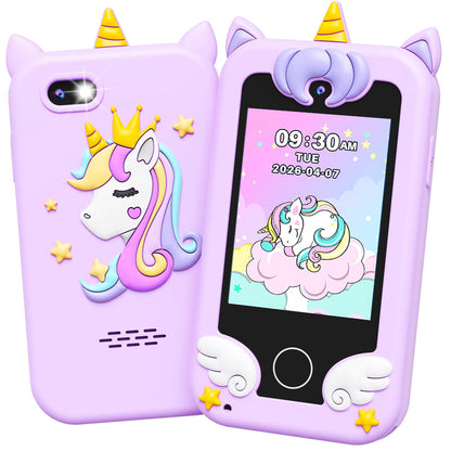 UCIDCI Kids Smart Phone Toys for Girls Ages 3-7 with Dual Camera - Kids Phone with Learning Games, Travel Toys with MP3 Music Player for Christmas, Birthday Gifts for 3 4 5 6 7 Year Old Boys 🍁 All In One Marketplace Canada