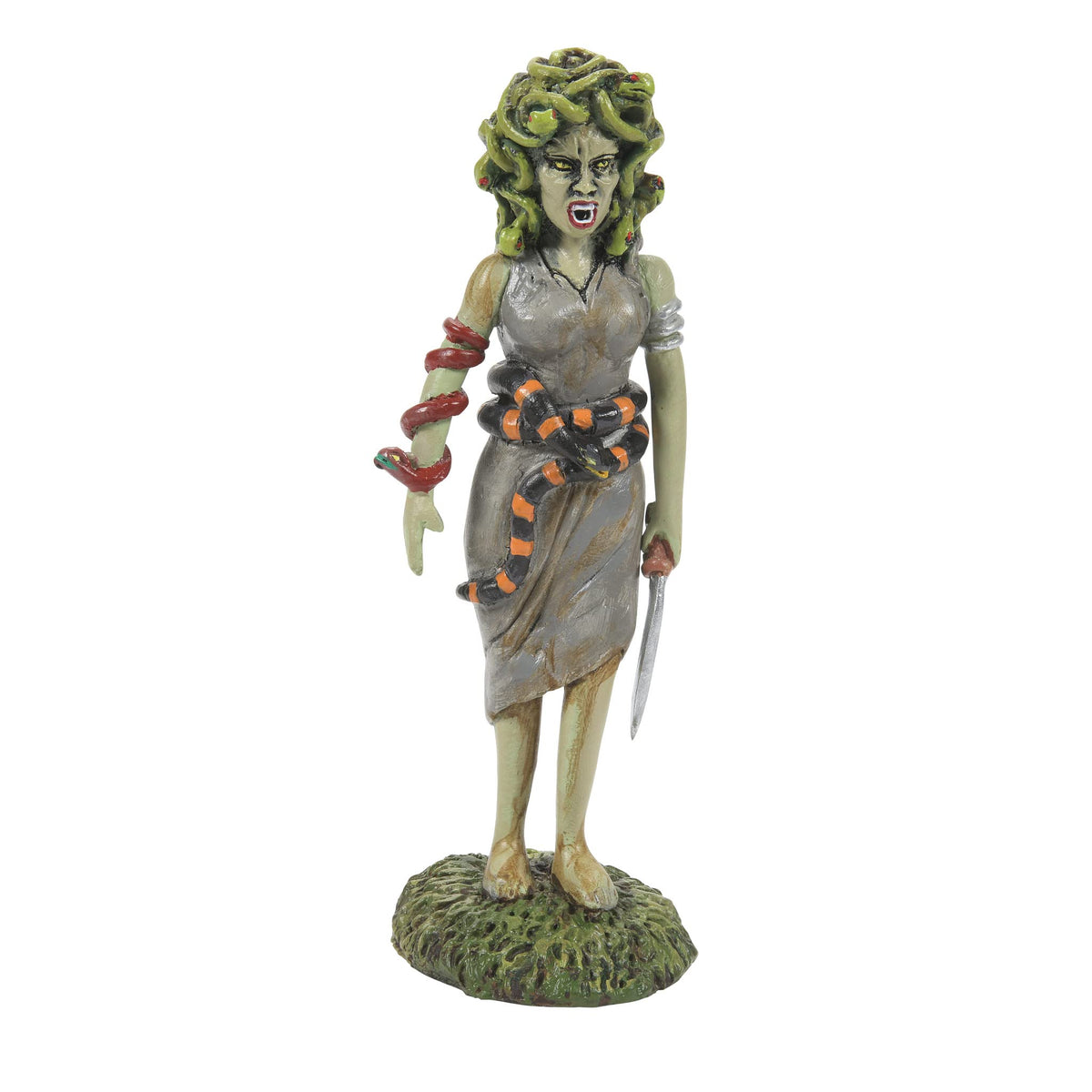 Figurine Department 56 Snow Village Halloween Accessories, Méduse la Gorgone, 3,5 cm, Multicolore