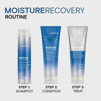 Joico Moisture Recovery Shampoo or Conditioner for Dry Hair, Thick Coarse Hair, Moisturizing Shampoo or Conditioner for Dry Damaged Hair with Keratin - Available at All In One Marketplace Canada