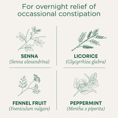 Traditional Medicinals - Organic Smooth Move Peppermint Laxative Herbal Tea (Pack of 6) - Gentle Overnight Relief of Occasional Constipation - 96 Tea Bags Total 🍁 All In One Marketplace Canada