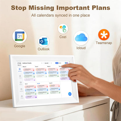Telonixium Smart Digital Calendar, 10.1" Touch Screen Family Planner 🍁 All In One Marketplace Canada