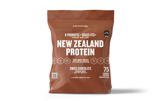 Schinoussa Super Foods New Zealand Whey Protein Isolate| 25g Protein| 0g Of Sugar| 1g Of Carbs (Swiss Chocolate, 2.3 kg (Pack of 1)) 🍁 All In One Marketplace Canada