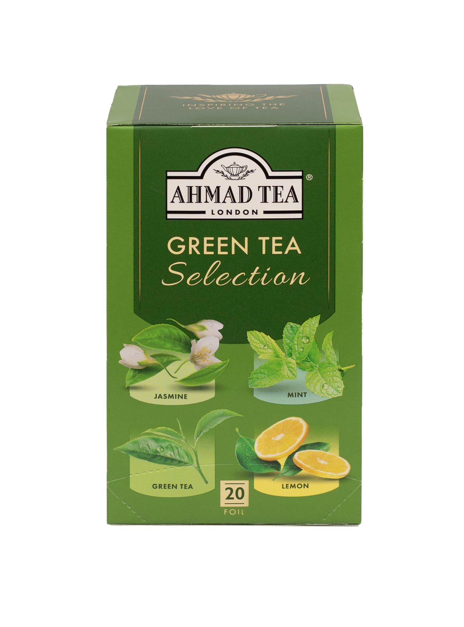 Ahmad Tea Variety Gift Box, 60 Foil Enveloped Teabags, Twelve Teas, 1 Count Ahmad Tea