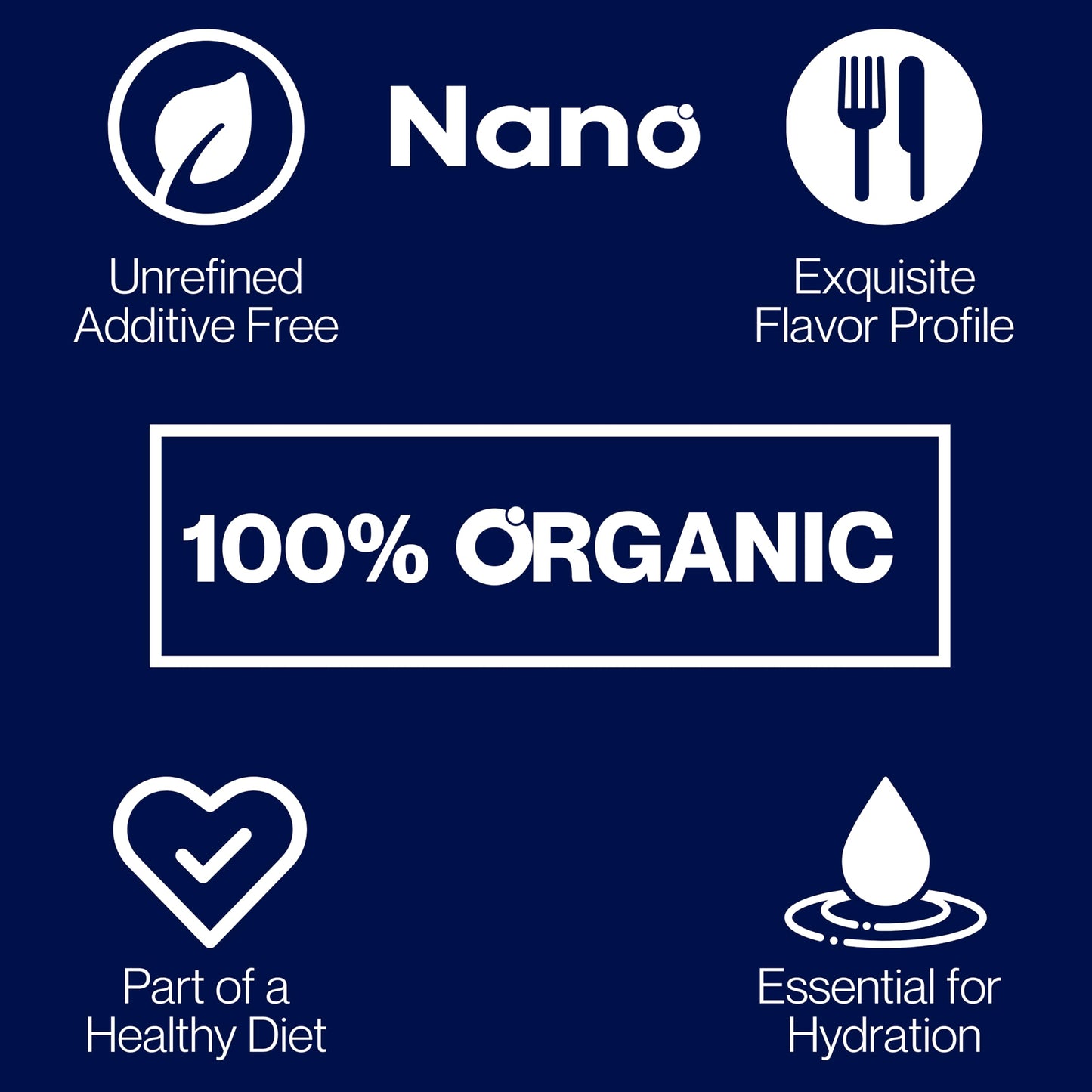 NANO Baja Sea Salt Organic | 90 Minerals, 4X More Than Celtic Sea Salt | Low Sodium, Pure & Clean | Cooking & Wellness | 1 lb (454g)