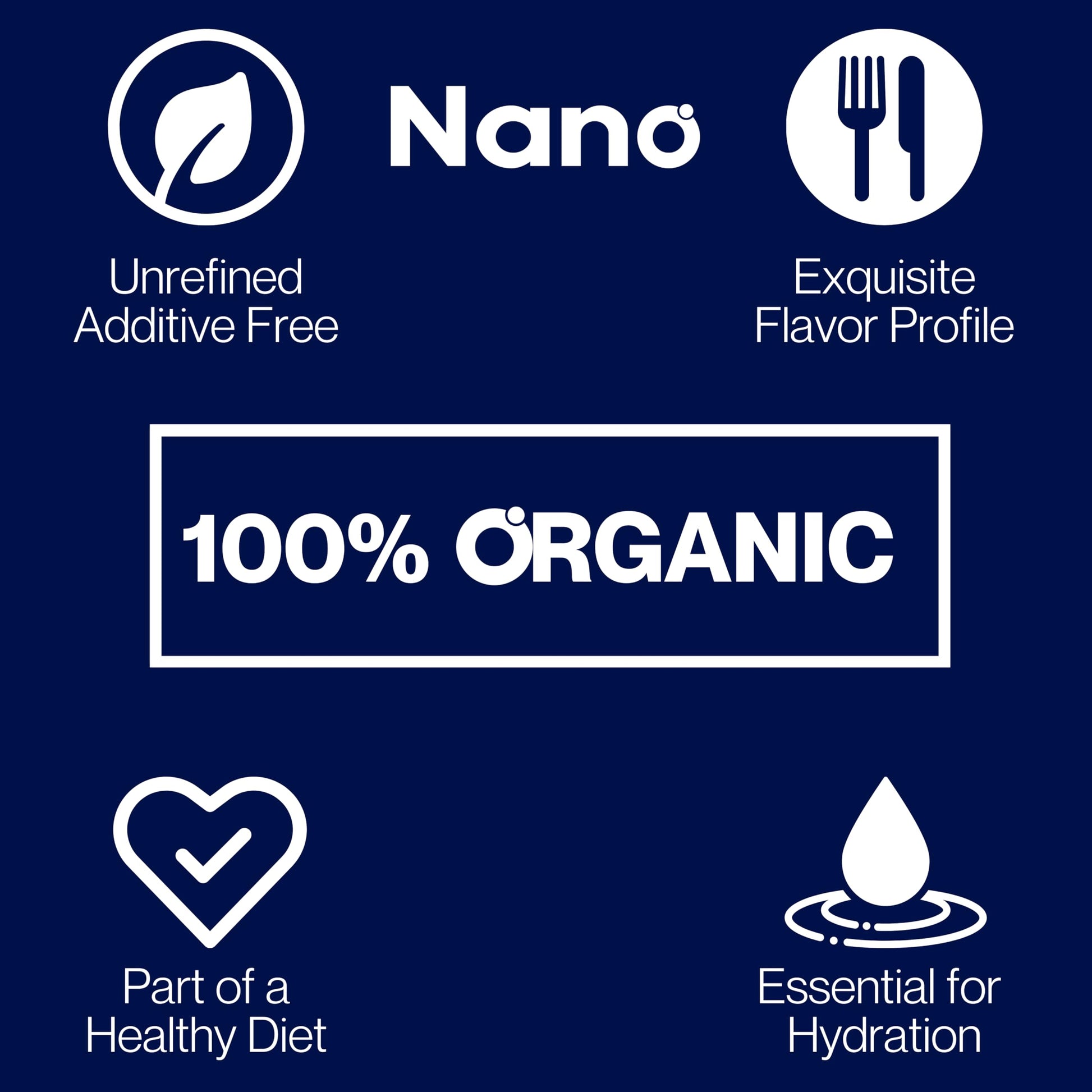 NANO Baja Sea Salt Organic | 90 Minerals, 4X More Than Celtic Sea Salt | Low Sodium, Pure & Clean | Cooking & Wellness | 1 lb (454g)