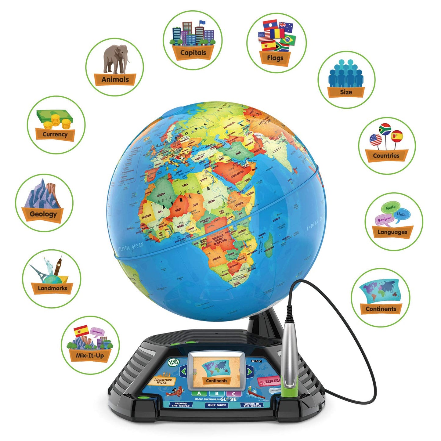 LeapFrog Magic Adventures Globe (Frustration Free Packaging) LeapFrog
