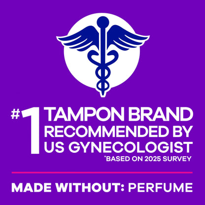 Tampax Radiant Tampons Multipack, with LeakGuard Braid, Regular/Super Absorbency, Unscented, 84 Count 🍁 All In One Marketplace Canada
