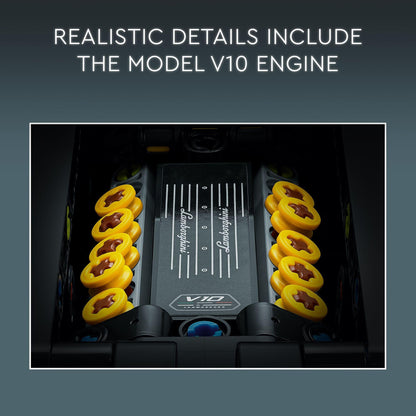 LEGO Technic Lamborghini Huracán Tecnica Advanced Sports Car Building Kit for Kids Ages 9 and up Who Love Engineering and Collecting Exotic Sports Car Toys, 42161 - Available at All In One Marketplace Canada
