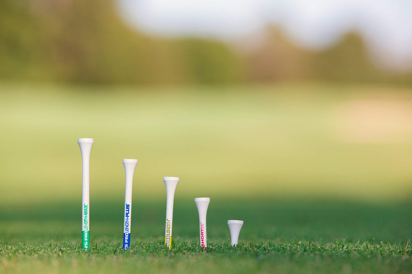Pride Golf Tee Tees 135 Count, Blue On White, 3-1/4 US