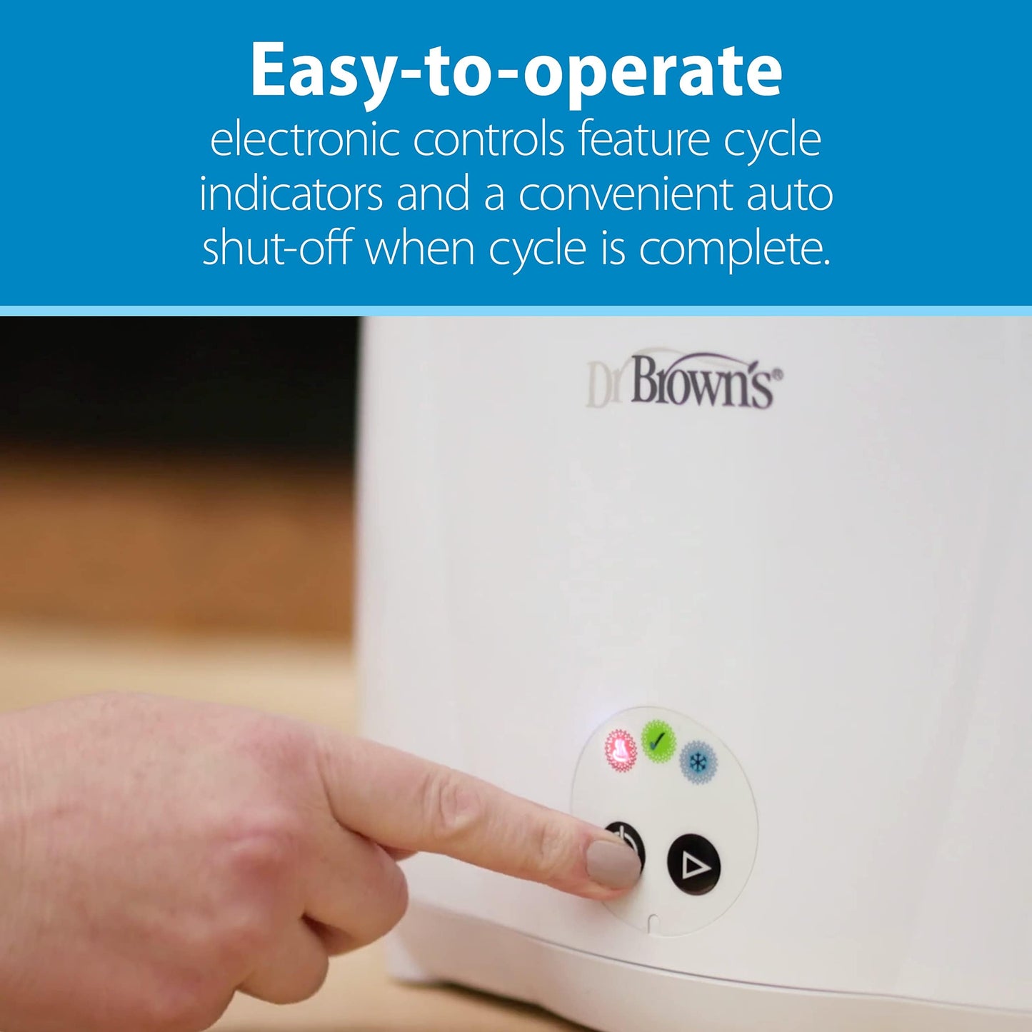 Dr. Brown's Deluxe Electric Sterilizer for Baby Bottles and Other Baby Essentials - Available at All In One Marketplace Canada