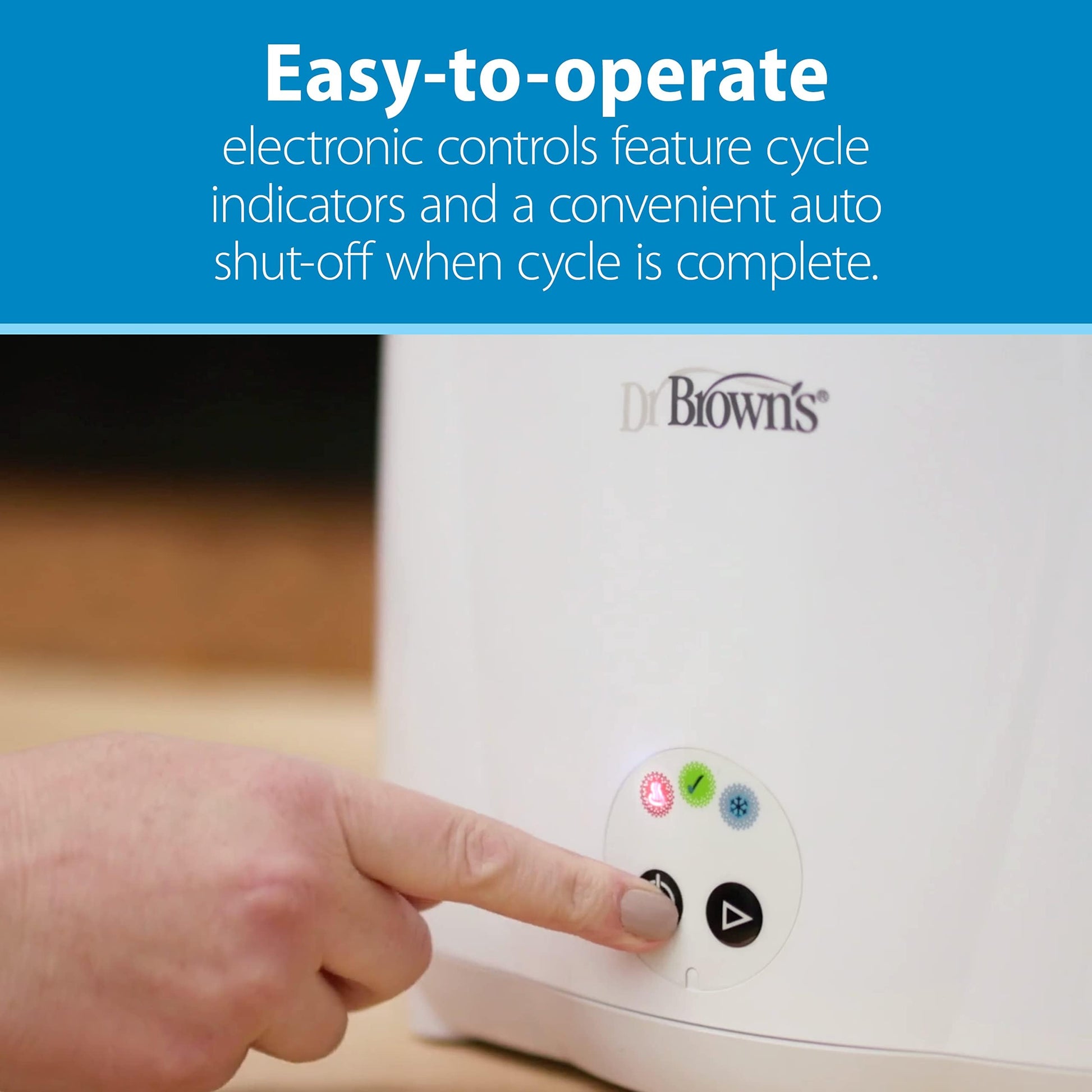 Dr. Brown's Deluxe Electric Sterilizer for Baby Bottles and Other Baby Essentials - Available at All In One Marketplace Canada