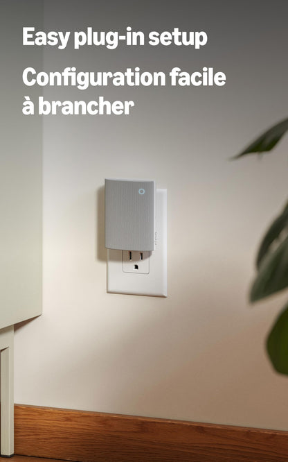 Ring Chime — Enhanced audio for real-time alerts you can hear from anywhere, easy plug-in setup, simple wifi & Bluetooth connectivity, sleek design, White