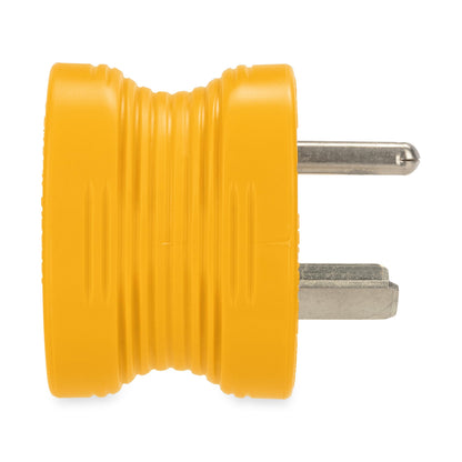 Camco PowerGrip 30AM/15AF Camper/RV Electrical Adapter Features 30-Amp Male & 15-Amp Female Connections - Designed w/Non-Slip Grooves & Contoured Ends for Easy Removal - Rated for 125V/1875W (55233) 🍁 All In One Marketplace Canada