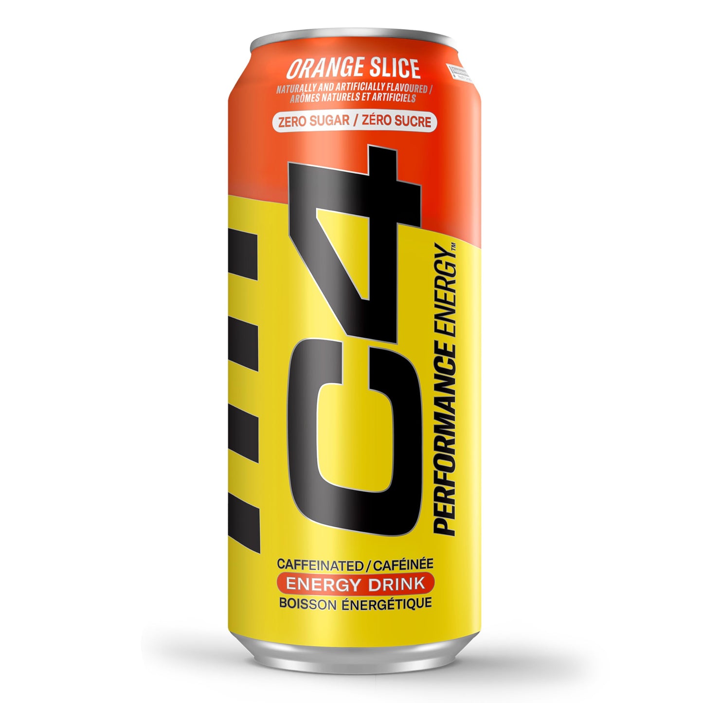 Cellucor C4 Performance Energy Drink, Orange Slice, Carbonated Sugar Free Drink with no Artificial Colours or Dyes, 473mL, 12 count