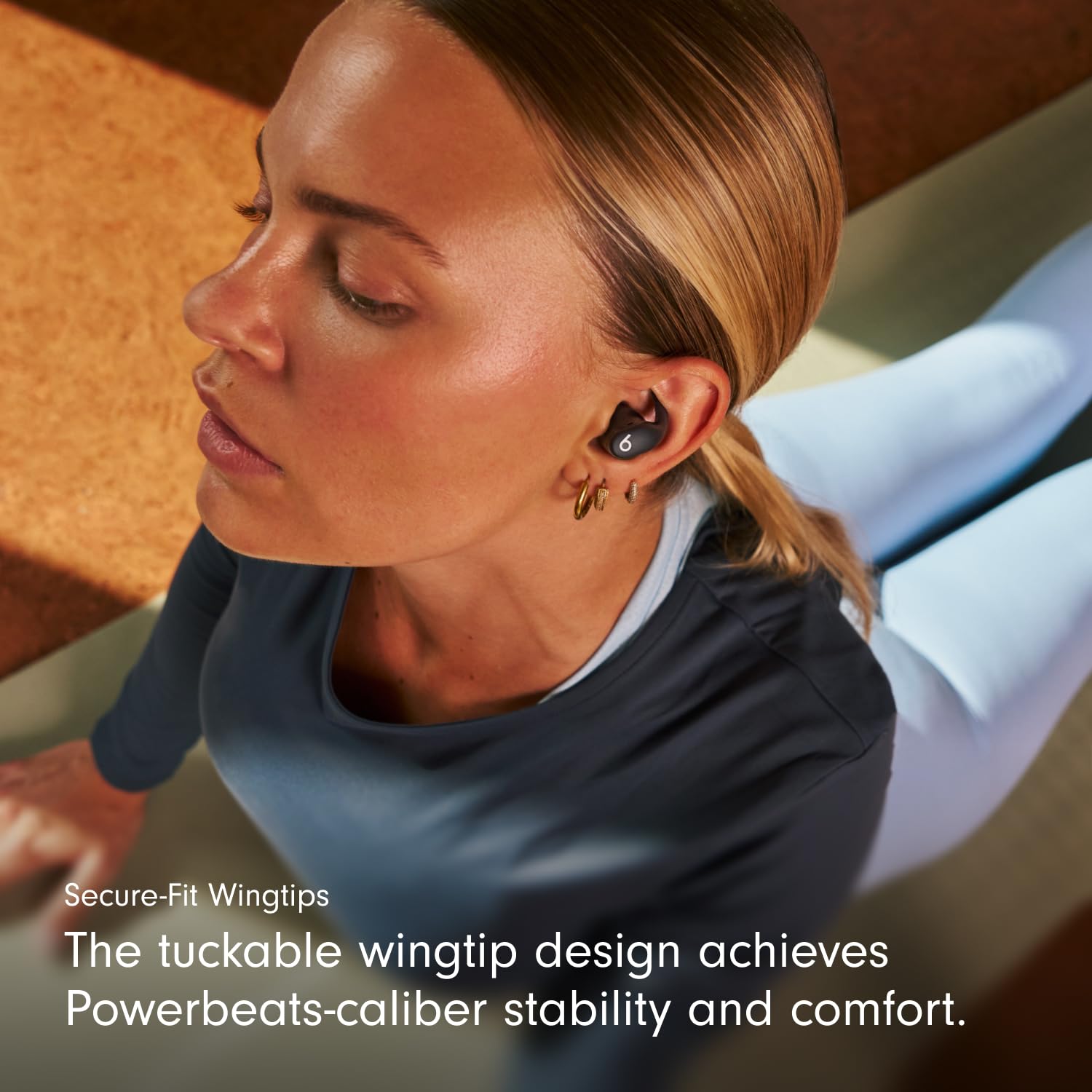 Beats - Powerbeats Fit - Wireless Noise-Cancelling Workout Earbuds with Ultimate Secure Fit, IPX4, Up to 30H of Battery Life & Charging case, Compatible with Apple & Android - Jet Black Beats