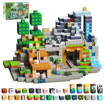 Magnetic Blocks-150PCS Magnetic Building Blocks Set, Kids Classroom Toy for Toddlers STEM Learning, Construction Stacking Toy for Kids Boys and Girls Christmas Birthday Gifts 🍁 All In One Marketplace Canada