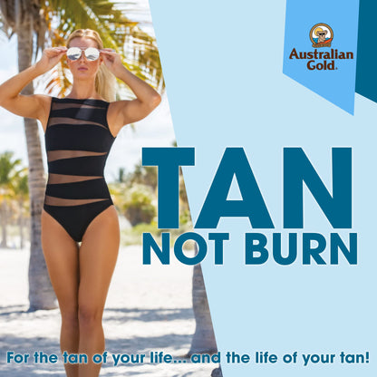 Australian Gold Hemp Nation Cocoa Dreams Tan Extender w/Derma Dark Bronzer 18oz Australian Gold