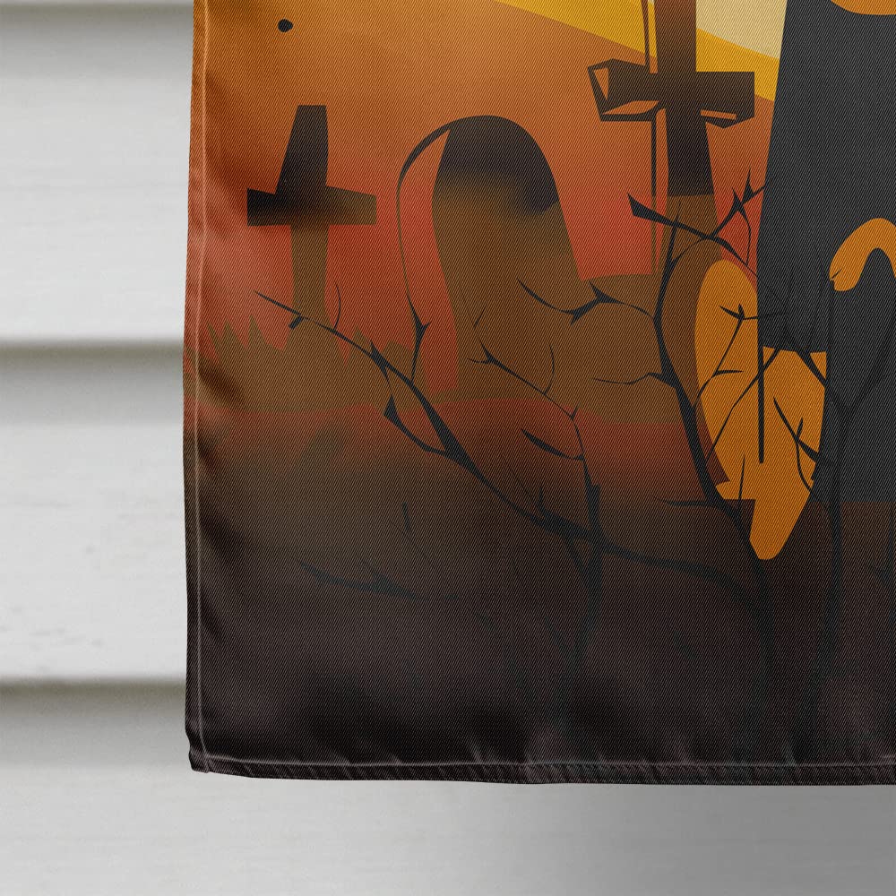 Drapeau de maison en toile Caroline's Treasures BB4375CHF Halloween English Toy Terrier, grand modèle, multicolore