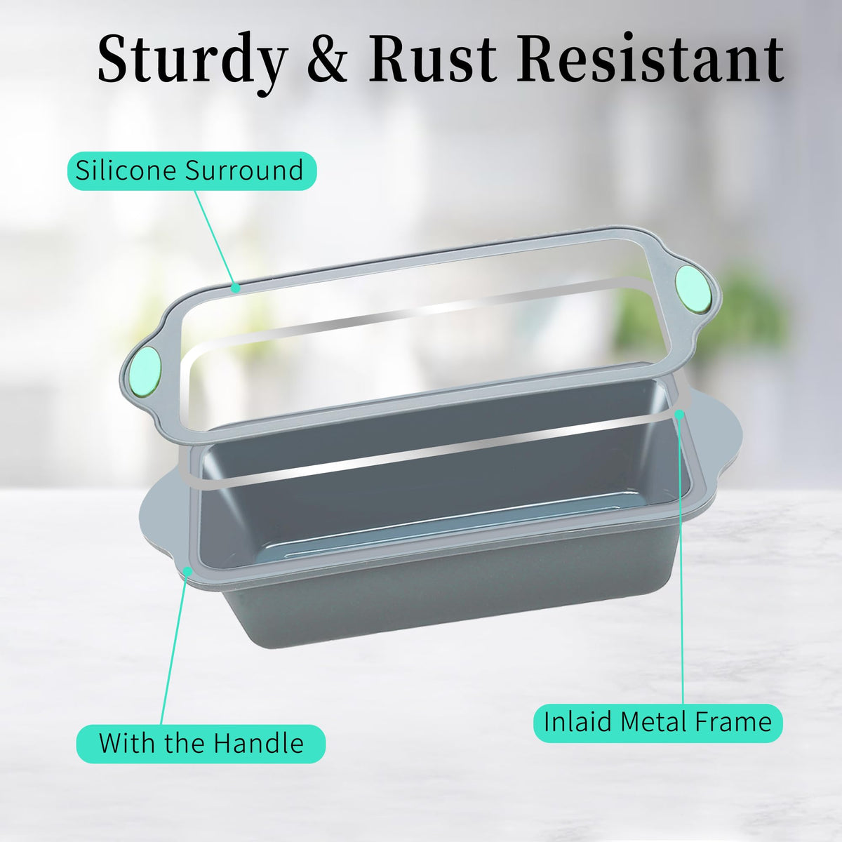 To encounter 9 Inch Silicone Bread Loaf Pan, Banana Bread Pan Mold, 2 Pack 🍁 All In One Marketplace Canada