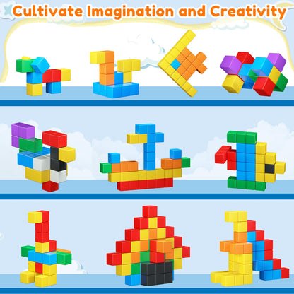 KAEILORU Magnetic Blocks for Kids 3-5 45PCS Toddler Magnet Building Tiles 🍁 All In One Marketplace Canada