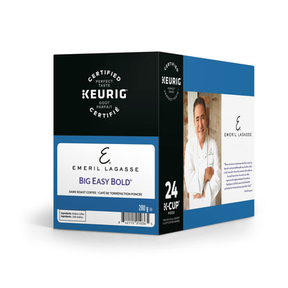 Emeril's Big Easy Bold K-Cup Coffee Pods, 24 Count for Keurig Brewers