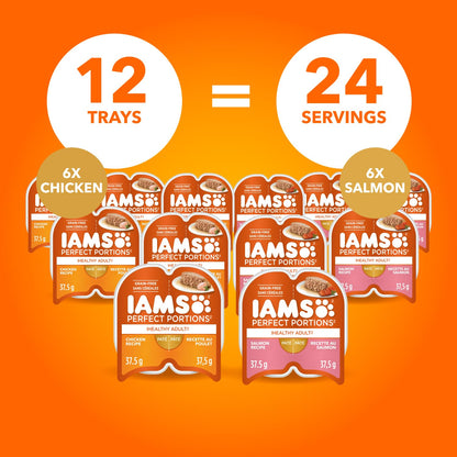 IAMS Perfect Portions Adult Wet Cat Food, Chicken Flavour, 75g (12 Pack) 🍁 All In One Marketplace Canada