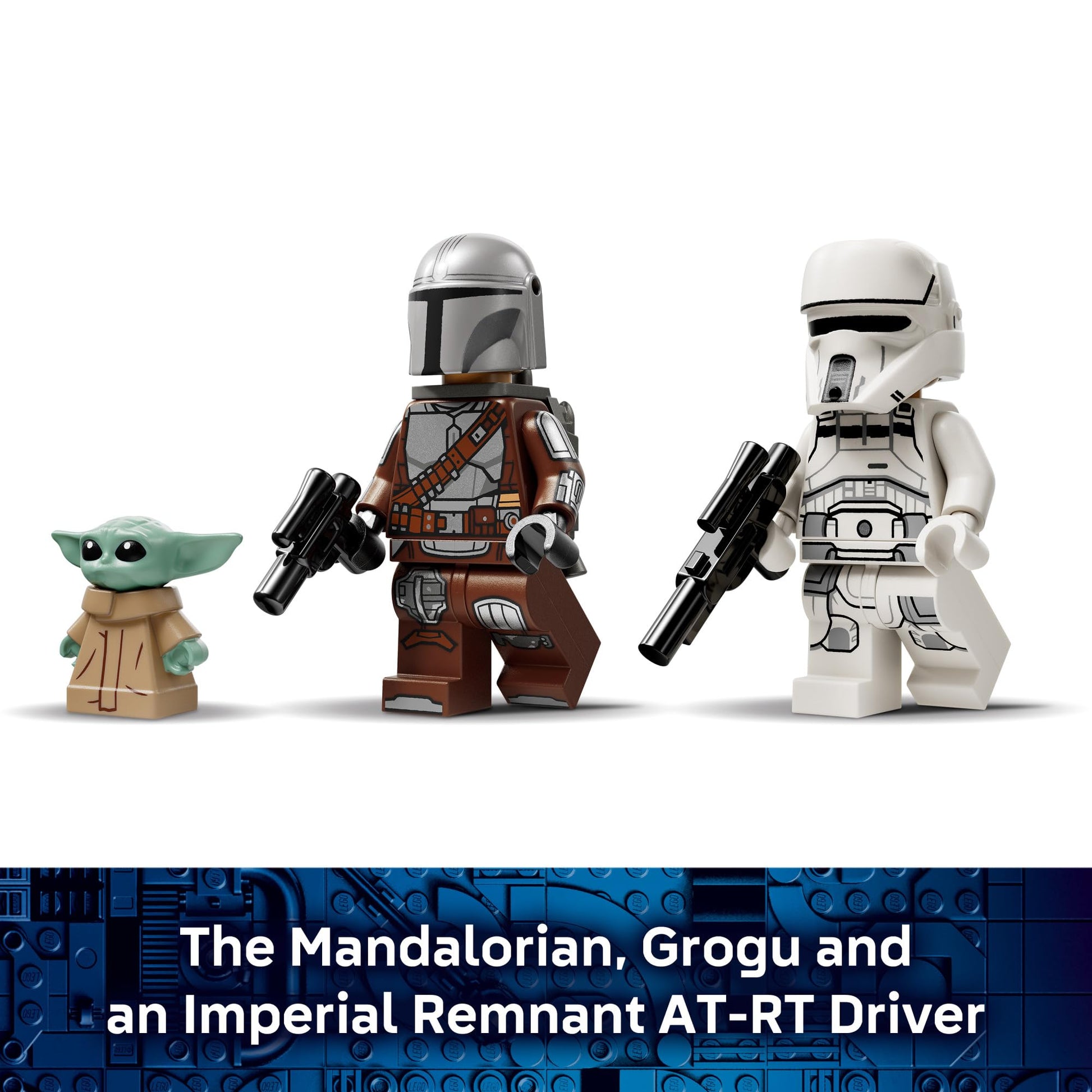 LEGO Star Wars AT-RT Attack - Building Toy for Boys & Girls, Ages 7+ - with The Mandalorian & Grogu Minifigures - Playset for Kids - Gift for Birthdays - 75444 LEGO