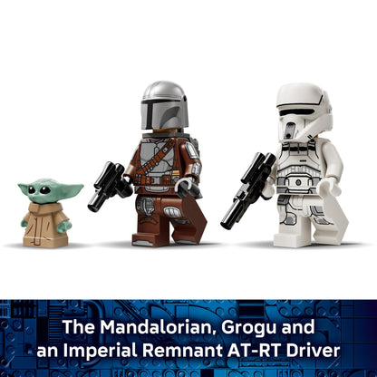 LEGO Star Wars AT-RT Attack - Building Toy for Boys & Girls, Ages 7+ - with The Mandalorian & Grogu Minifigures - Playset for Kids - Gift for Birthdays - 75444 LEGO