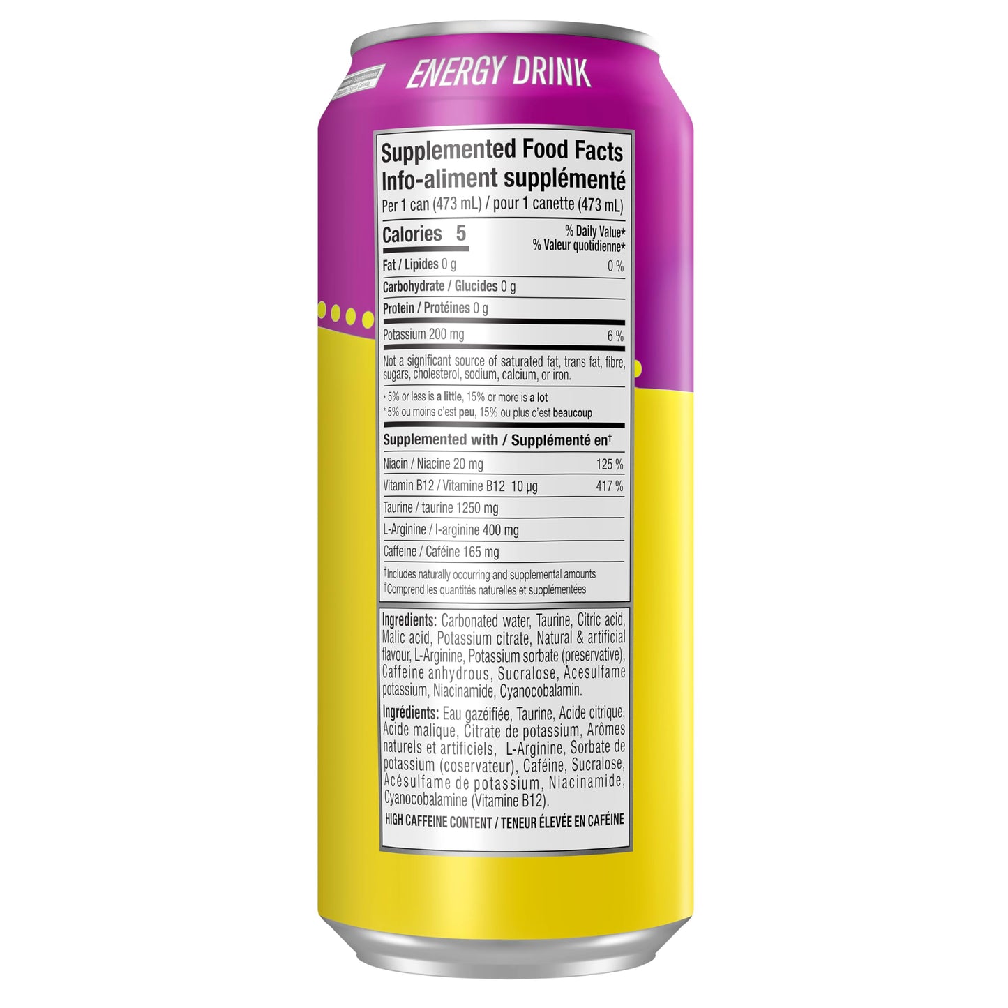 Cellucor C4 Performance Energy Drink, Grape Popsicle, Carbonated Sugar Free Drink with no Artificial Colours or Dyes, 473mL, 12 count