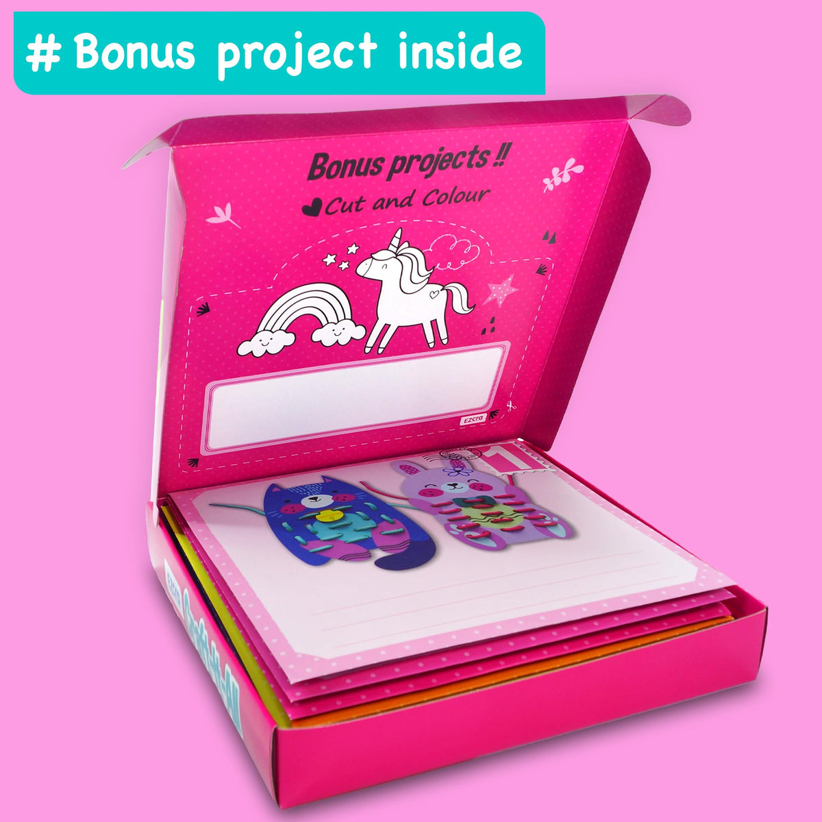 EZCRA Unicorn Craft Kits for Kids 4-8 - 21 Fantasy Projects, All-in-One Box 🍁 All In One Marketplace Canada