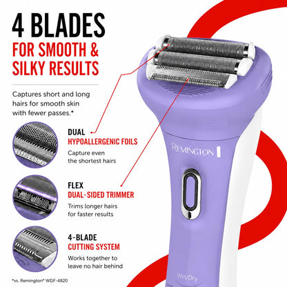 Remington Smooth & Silky Electric Shaver for Women