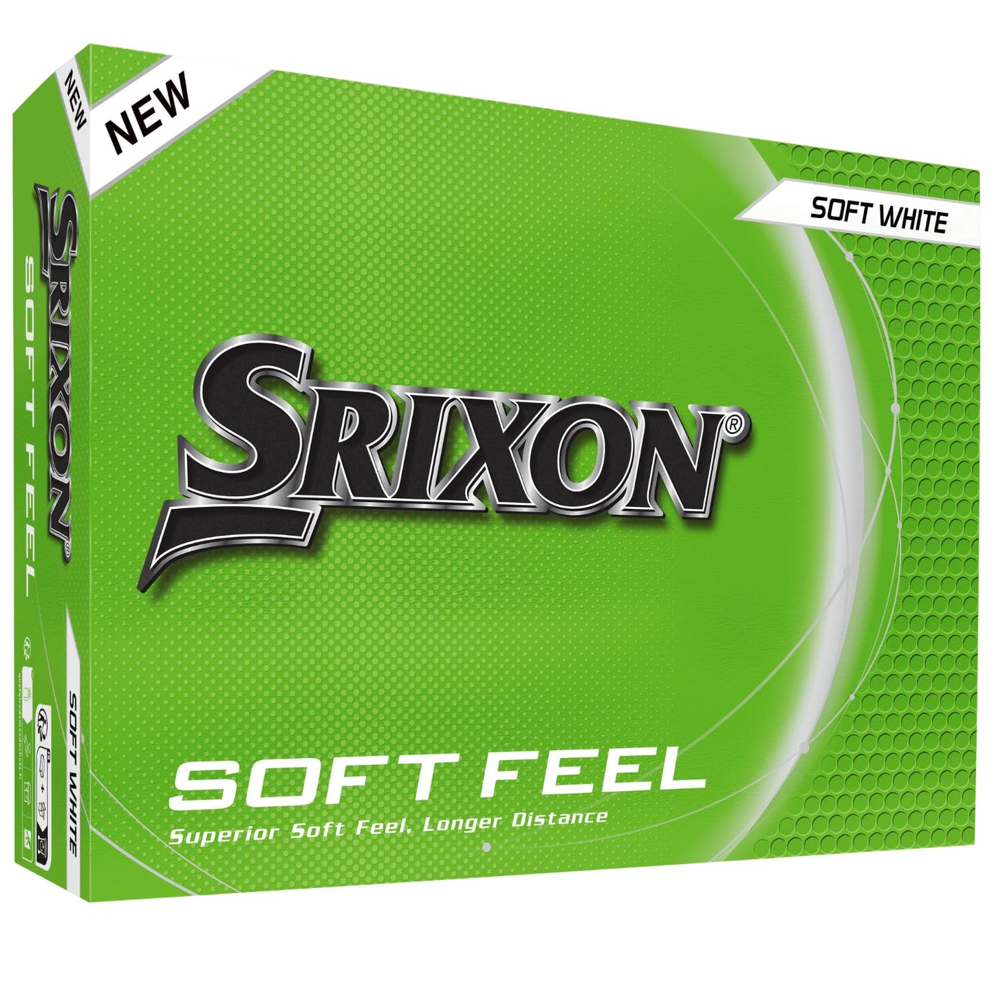 Srixon Soft Feel_14 Ultra Soft & Durable Golf Balls | Stable Trajectory & Controlled Spin| Premium Feel & Control Around The Green| Yellow/White Srixon