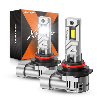 SEALIGHT 9005 HB3 LED Headlight Bulbs, 50000LM 900% Super Brightness 9005 LED Bulbs, 1:1 Mini Size Plug and Play, 6500K Cool White HB3 Halogen Replacement, Pack of 2 🍁 All In One Marketplace Canada