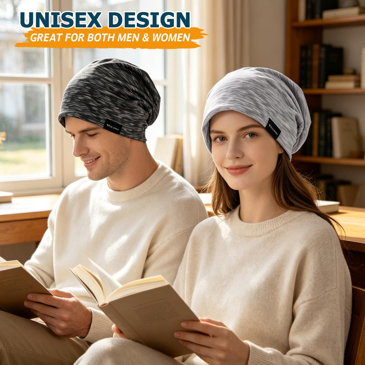 EINSKEY Slouchy Beanie for Men Women, Cotton Multipurpose Daily Headwear 🍁 All In One Marketplace Canada